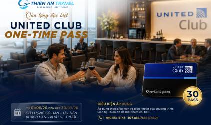 ✨Quà tặng từ Thiên An Travel - United Club One-Time Pass✨